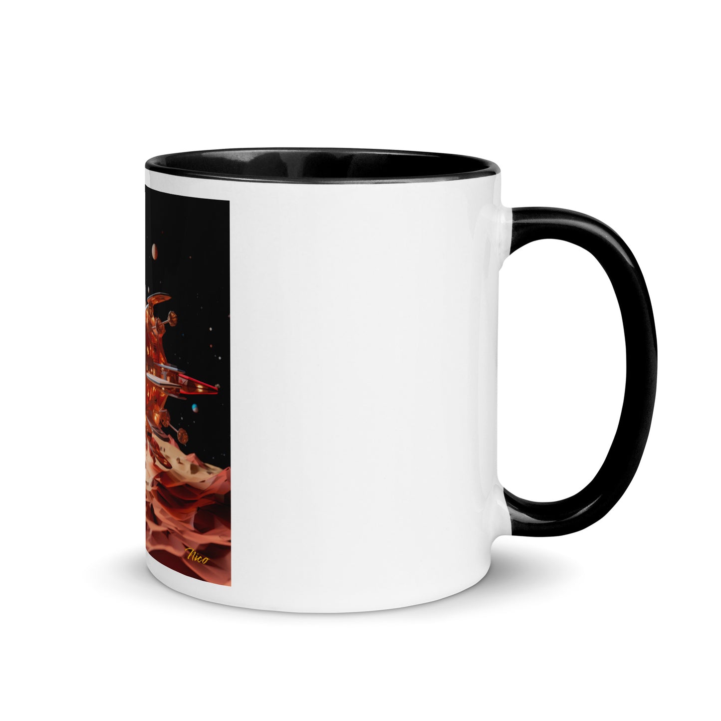 Elons' Dream Series Print #5 Mug with Color Inside