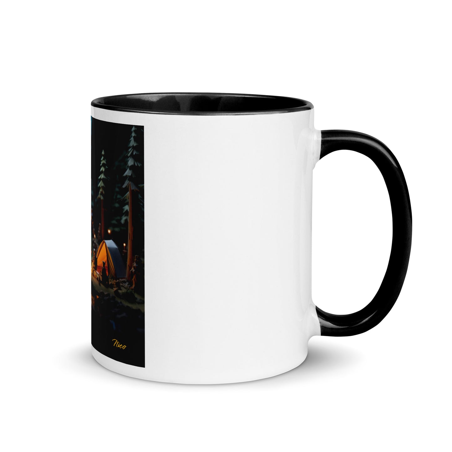 Under The Starry Skies Series Print #3 Mug with Color Inside