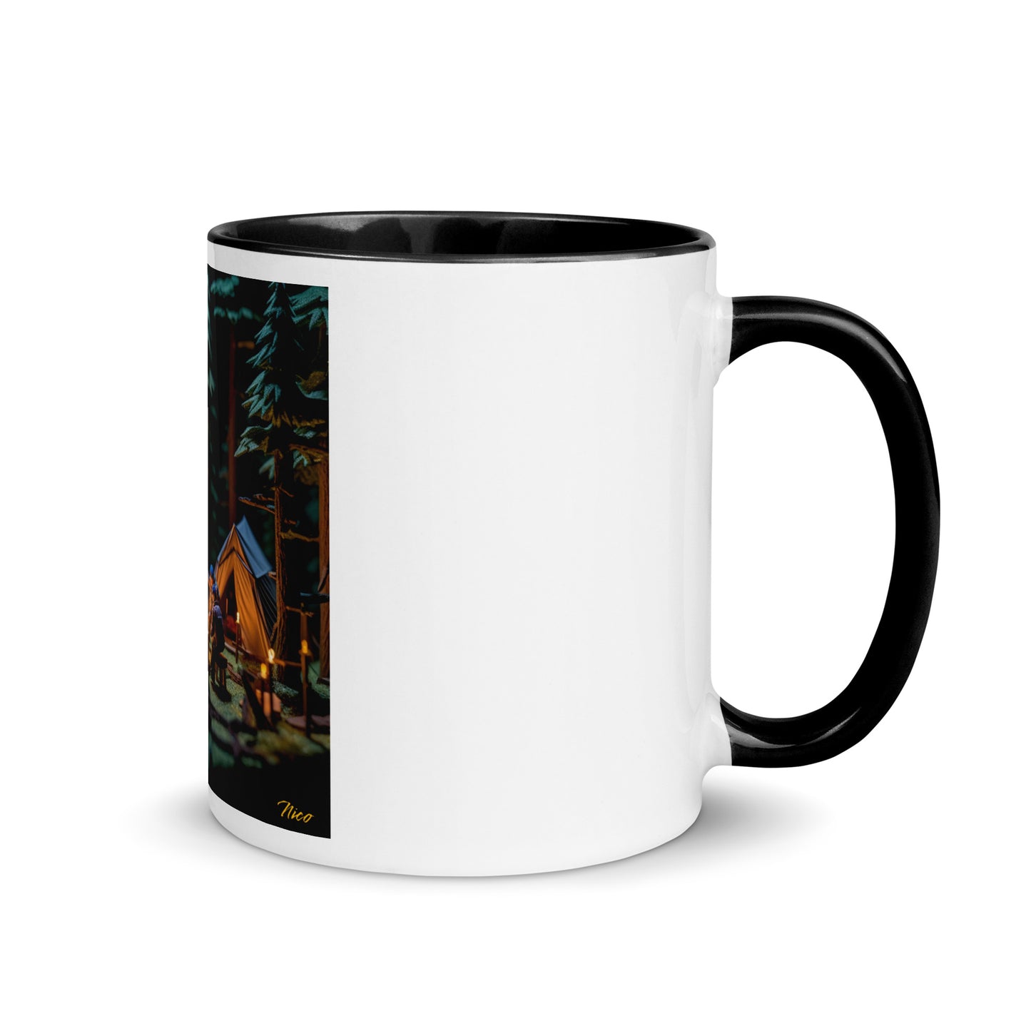 Under The Starry Skies Series Print #10 Mug with Color Inside