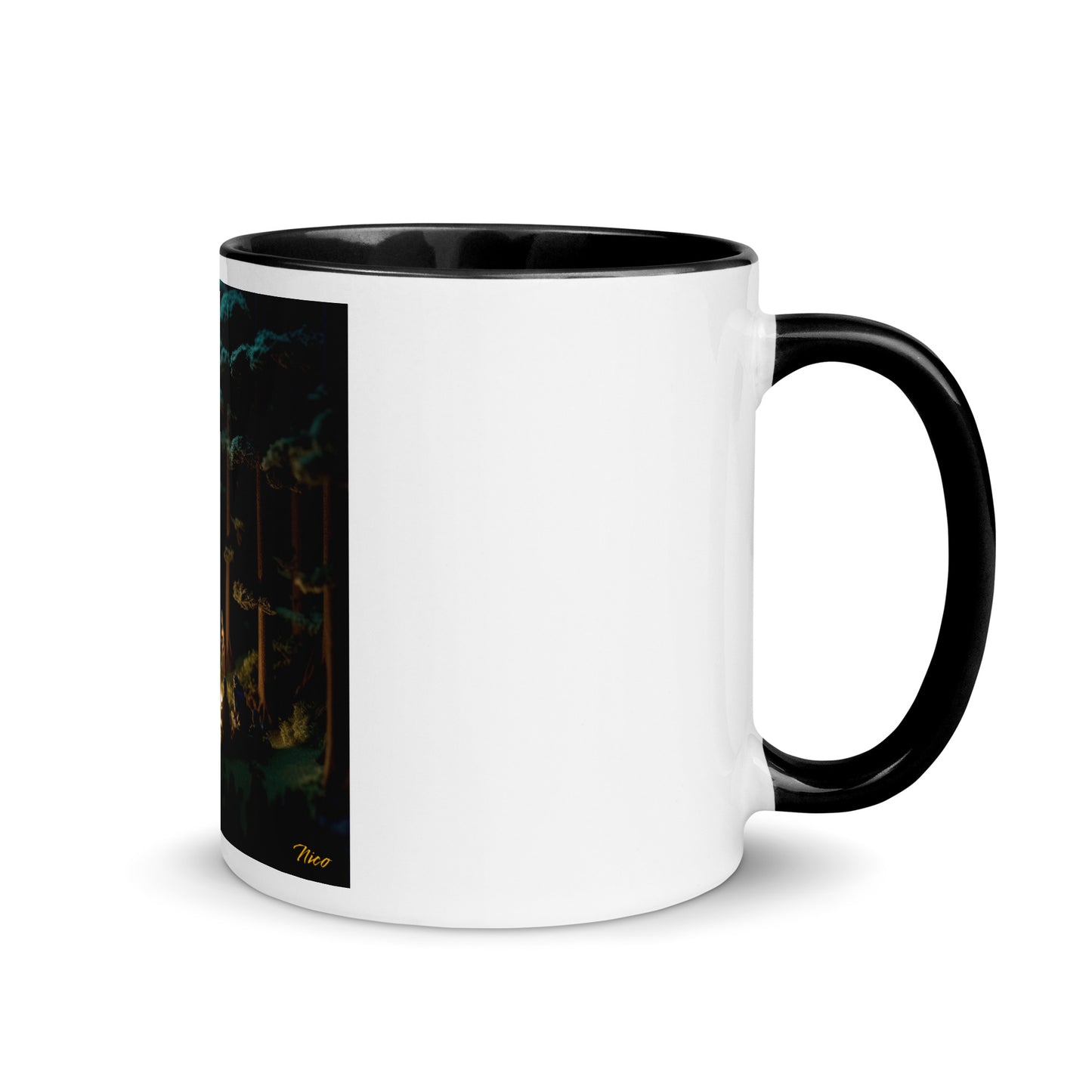 Under The Starry Skies Series Print #6 Mug with Color Inside