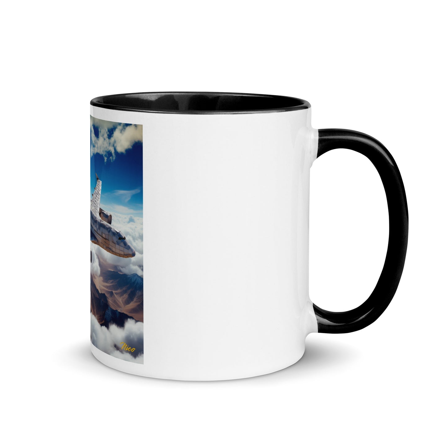 Frequent Flyer Miles Series Print #9 Mug with Color Inside