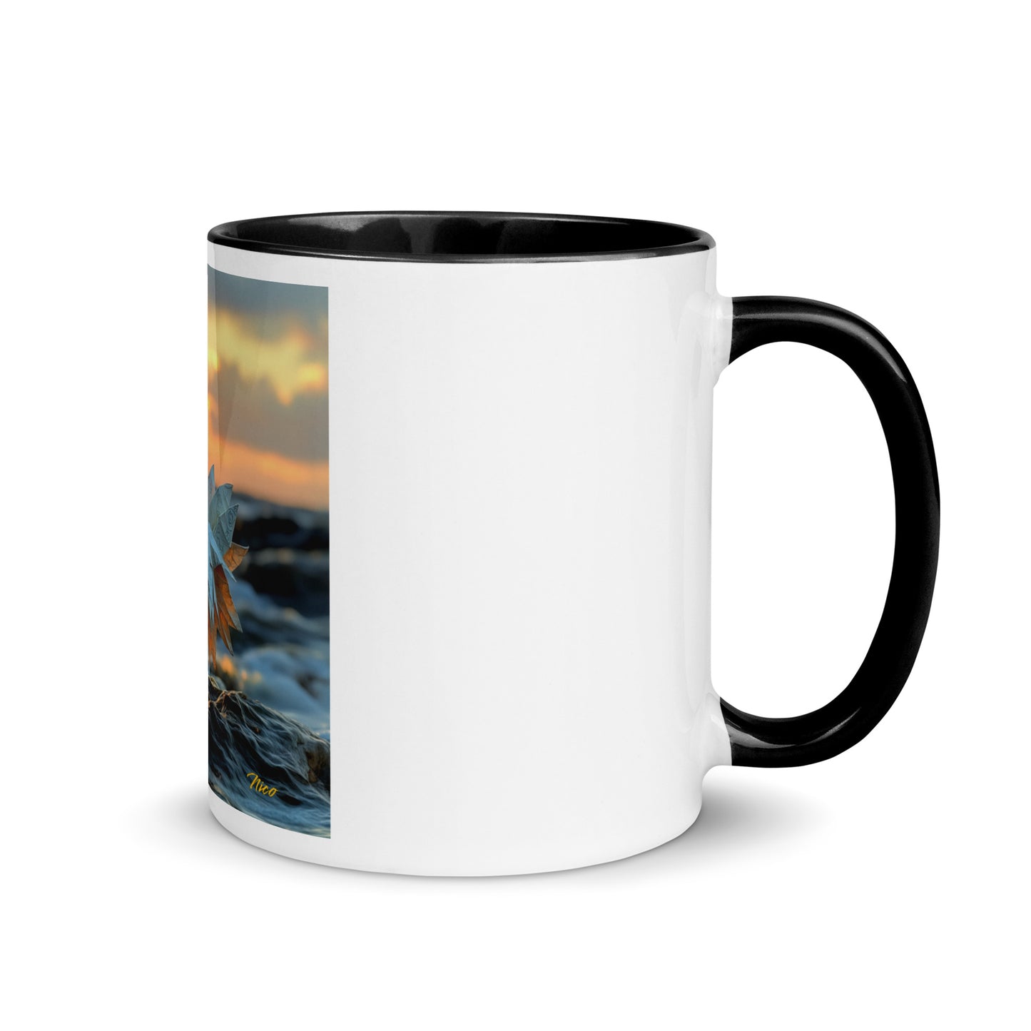 By The Seaside Series Print #1 - Mug with Color Inside