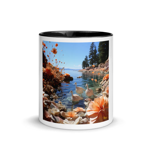 Atop The Mountain Lakeshore Series Print #4 - Mug with Color Inside