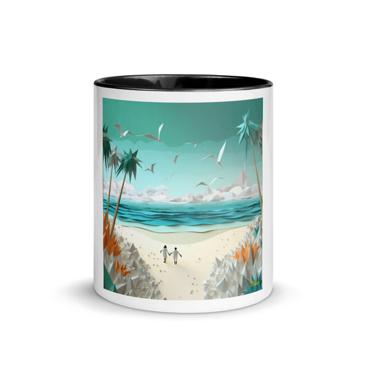 By The Seaside Series Print #9 - Mug with Color Inside