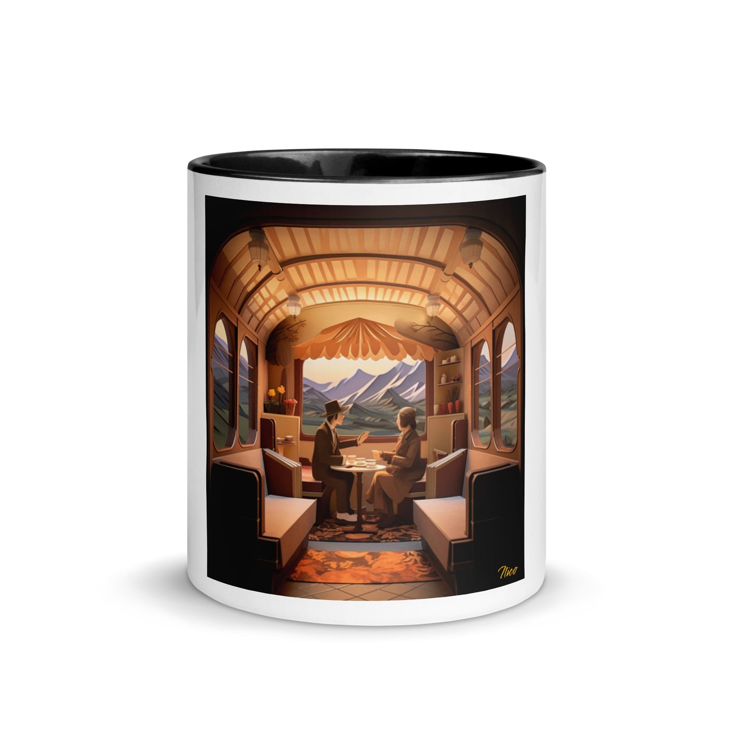 Orient Express Series Print #10 - Mug with Color Inside