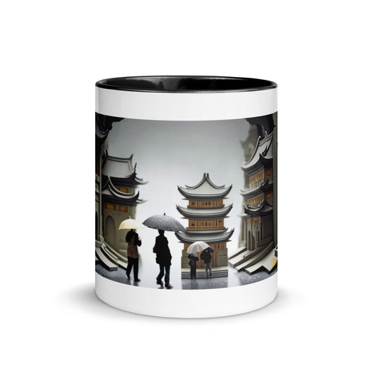 Oriental Rain Series Print #5 - Mug with Color Inside