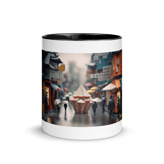 Oriental Rain Series Print #4 - Mug with Color Inside