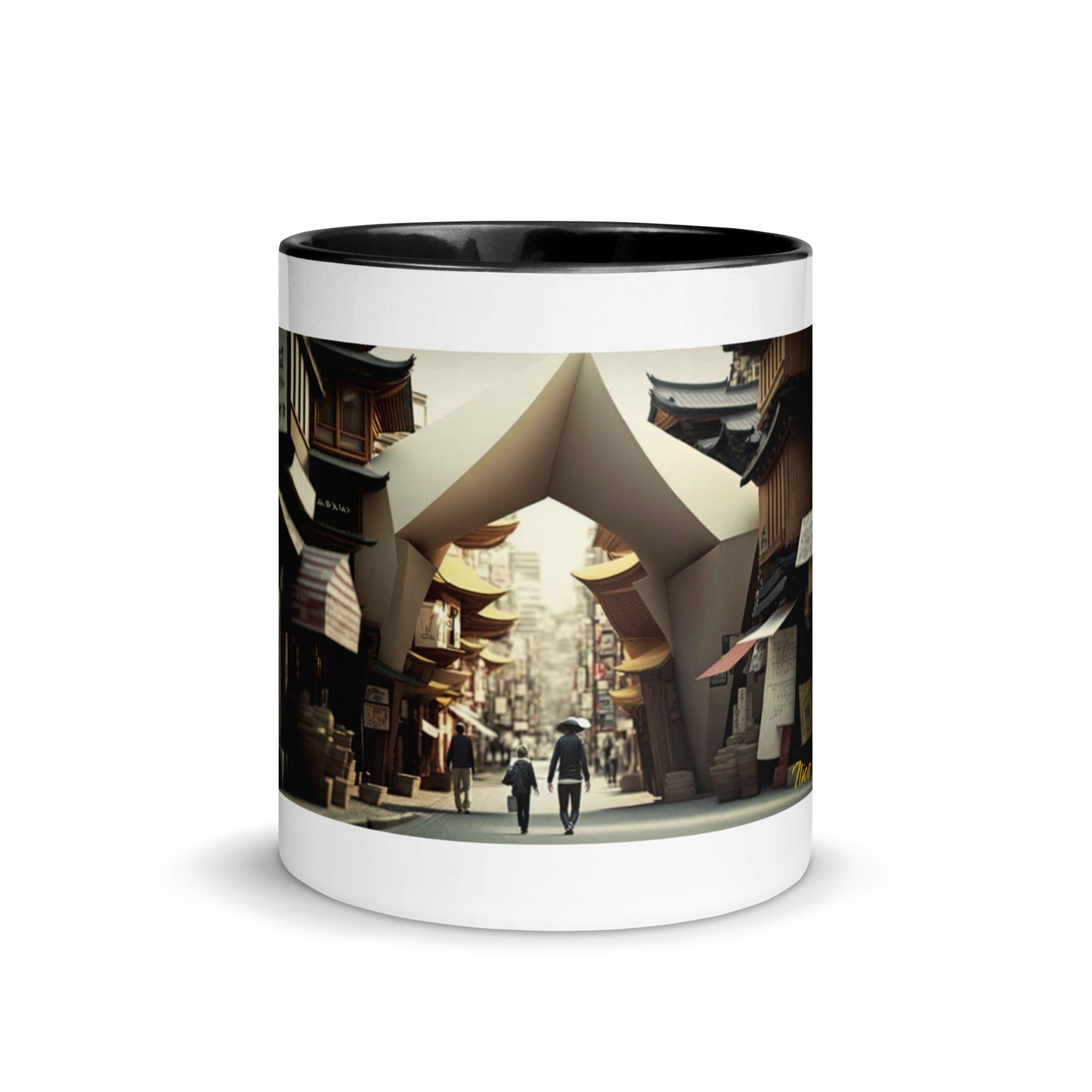 Via The Metropolis Series Print #8 - Mug with Color Inside