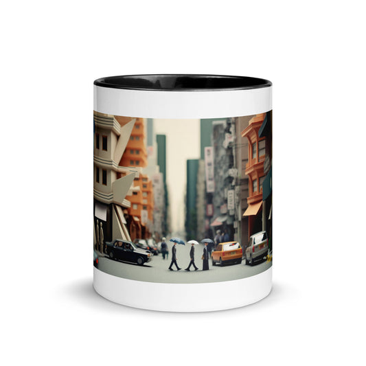 Via The Metropolis Series Print #7 - Mug with Color Inside