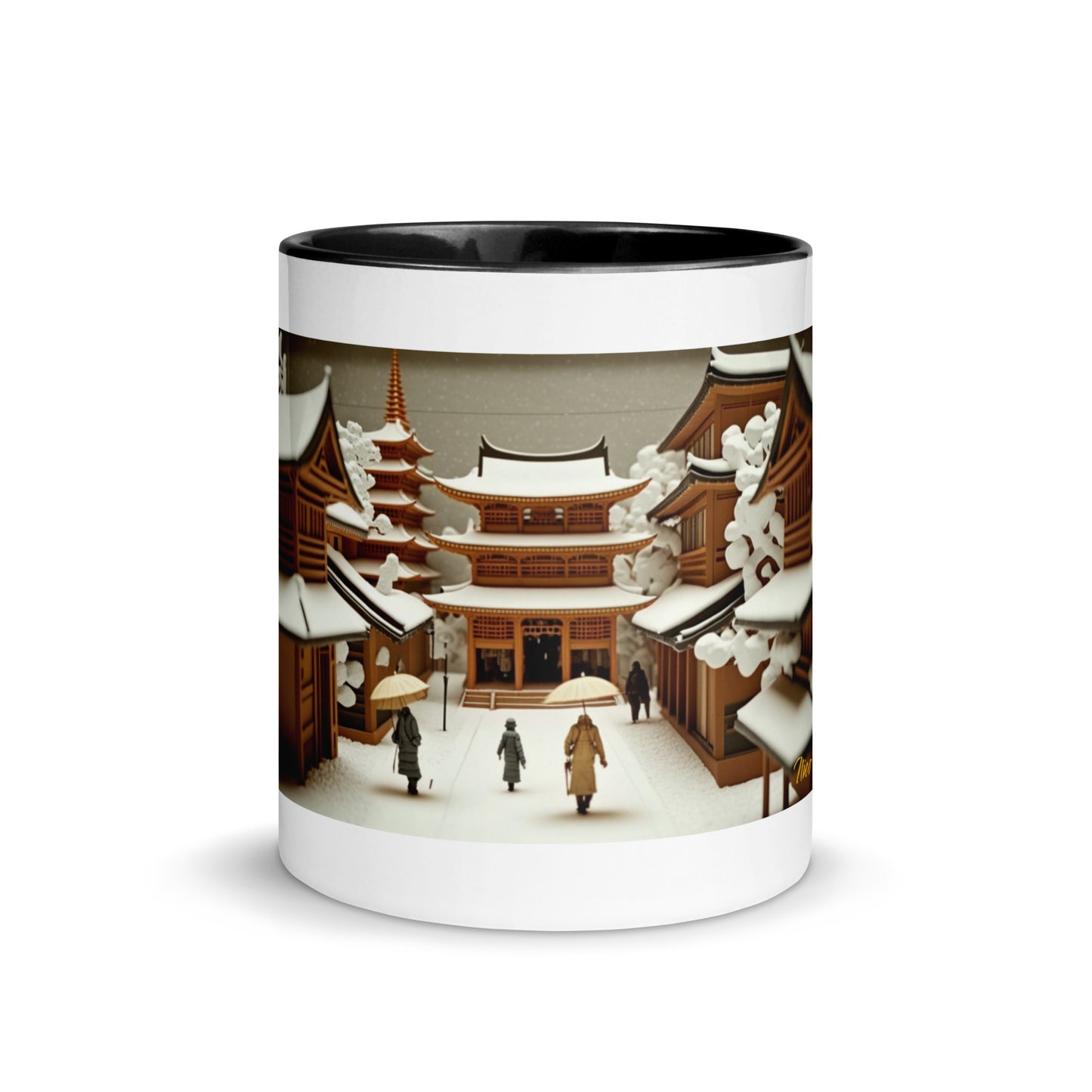 Asian Snow Series Print #10 - Mug with Color Inside