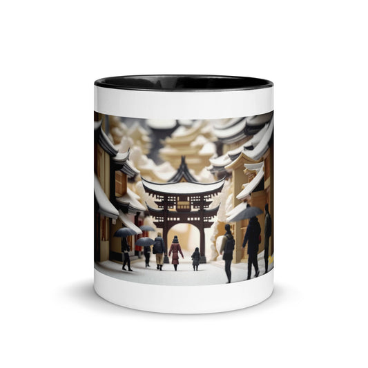 Asian Snow Series Print #8 - Mug with Color Inside