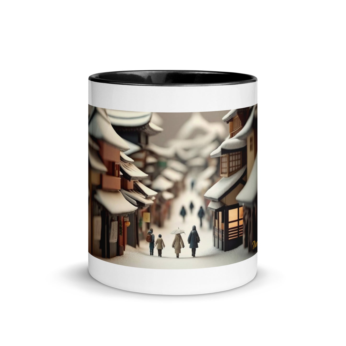 Asian Snow Series Print #6 - Mug with Color Inside