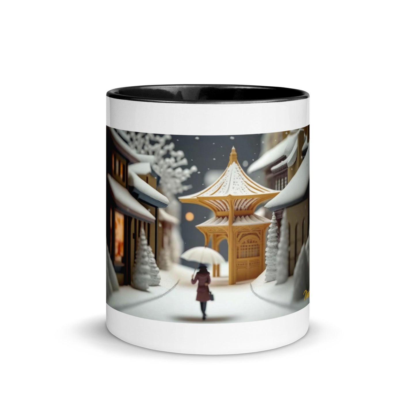 Asian Snow Series Print #5 - Mug with Color Inside