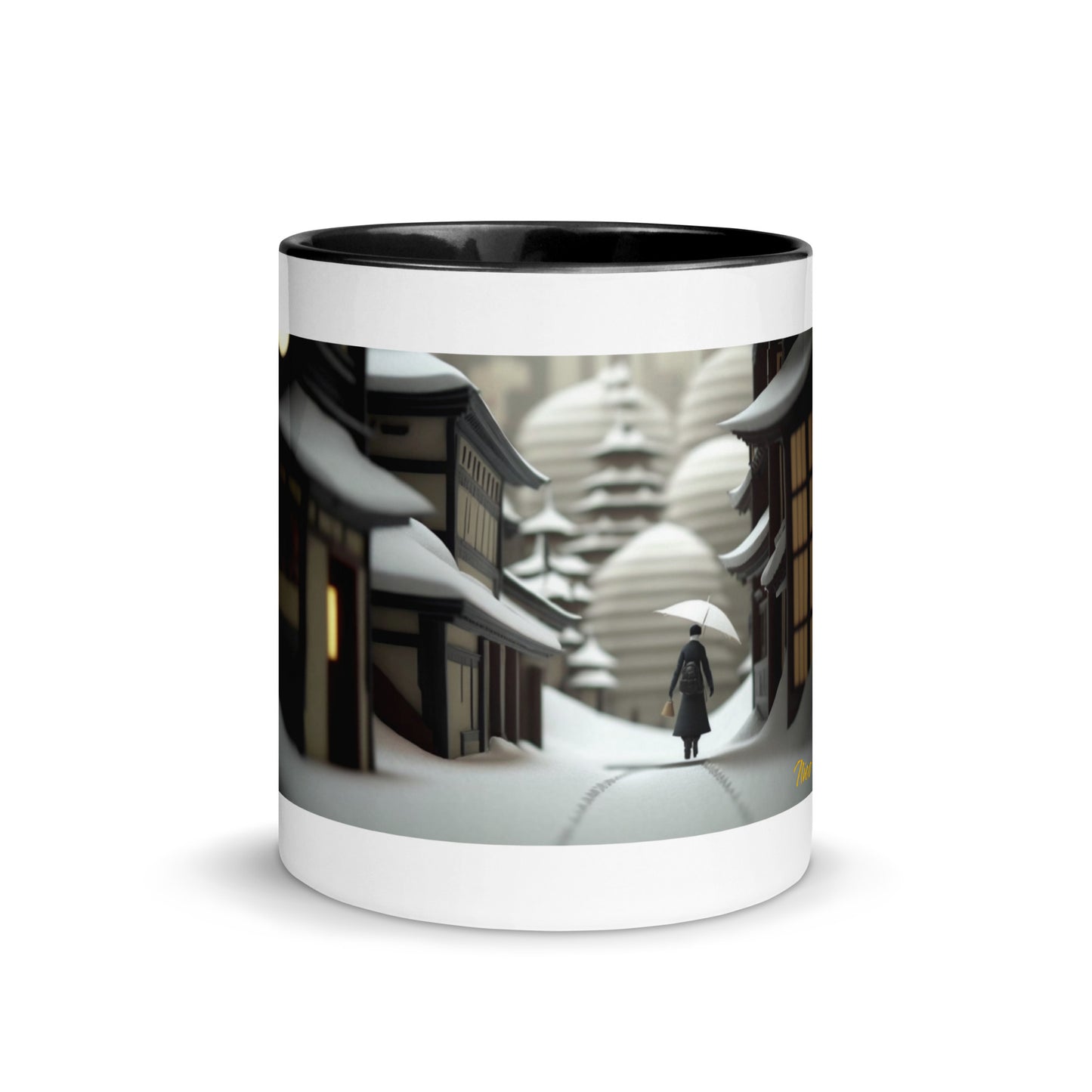 Asian Snow Series Print #4 - Mug with Color Inside