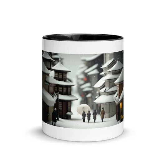 Asian Snow Series Print #3 - Mug with Color Inside