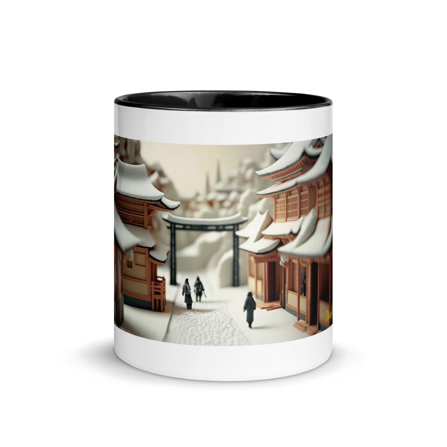 Asian Snow Series Print #2 - Mug with Color Inside