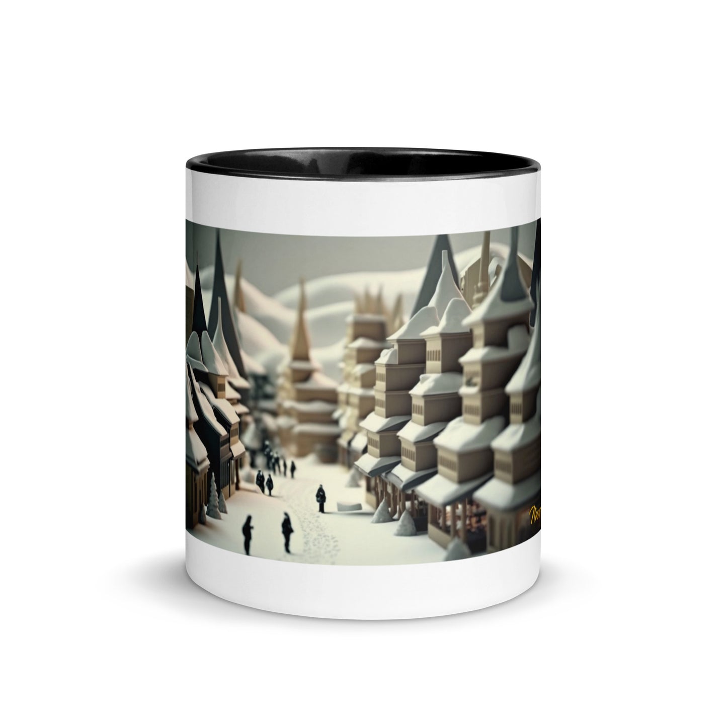 Asian Snow Series Print #1 - Mug with Color Inside