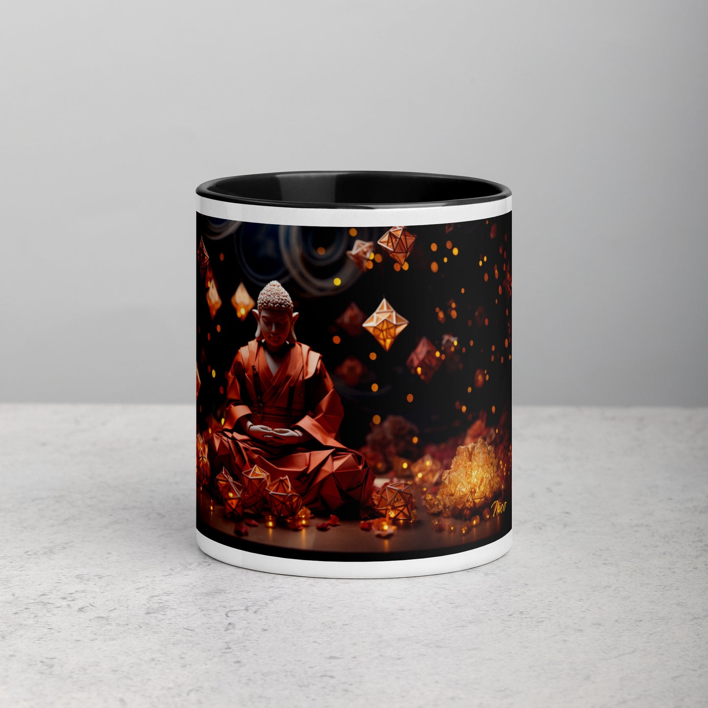 Ascending Buddha Series Print #7 - Mug with Color Inside