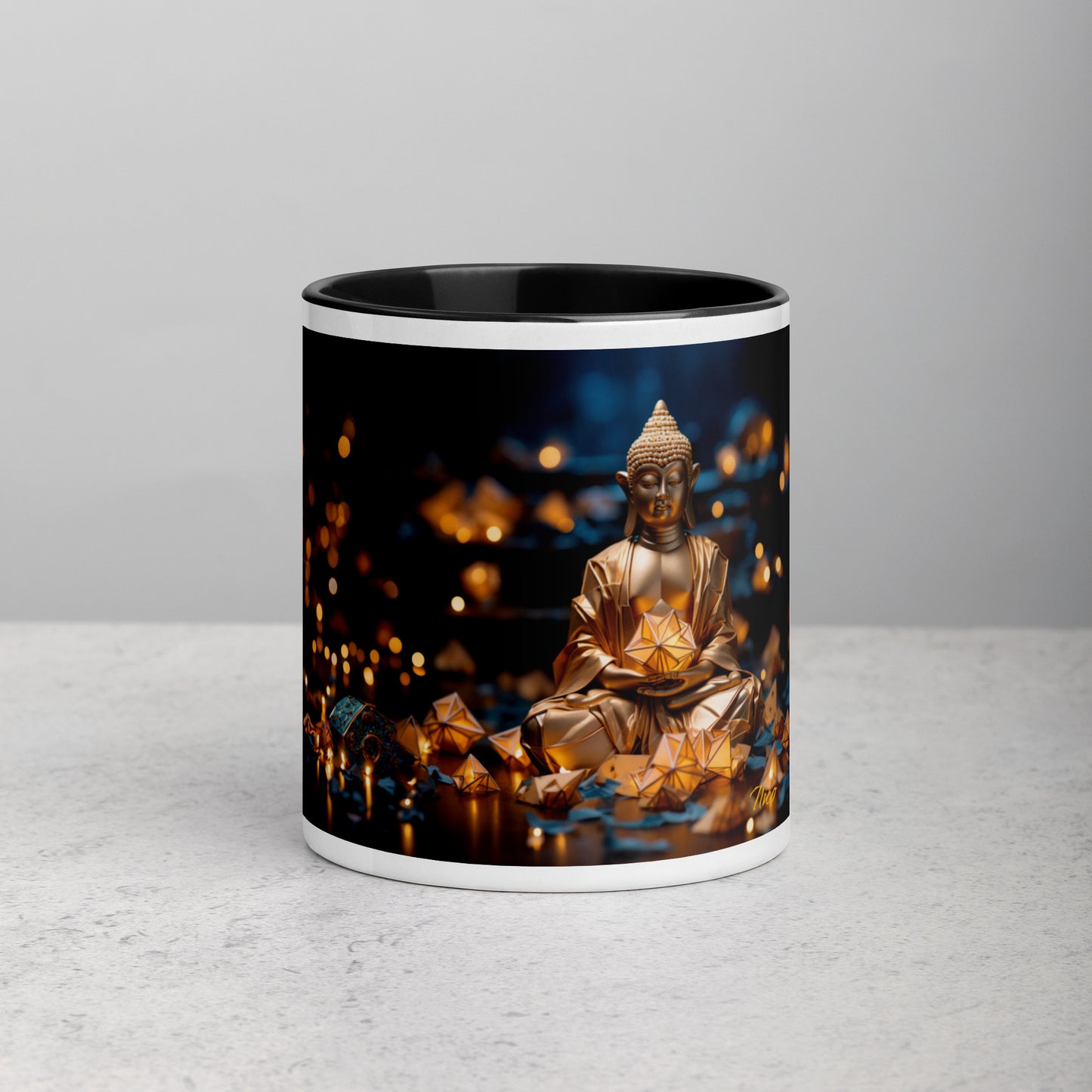 Ascending Buddha Series Print #9 - Mug with Color Inside