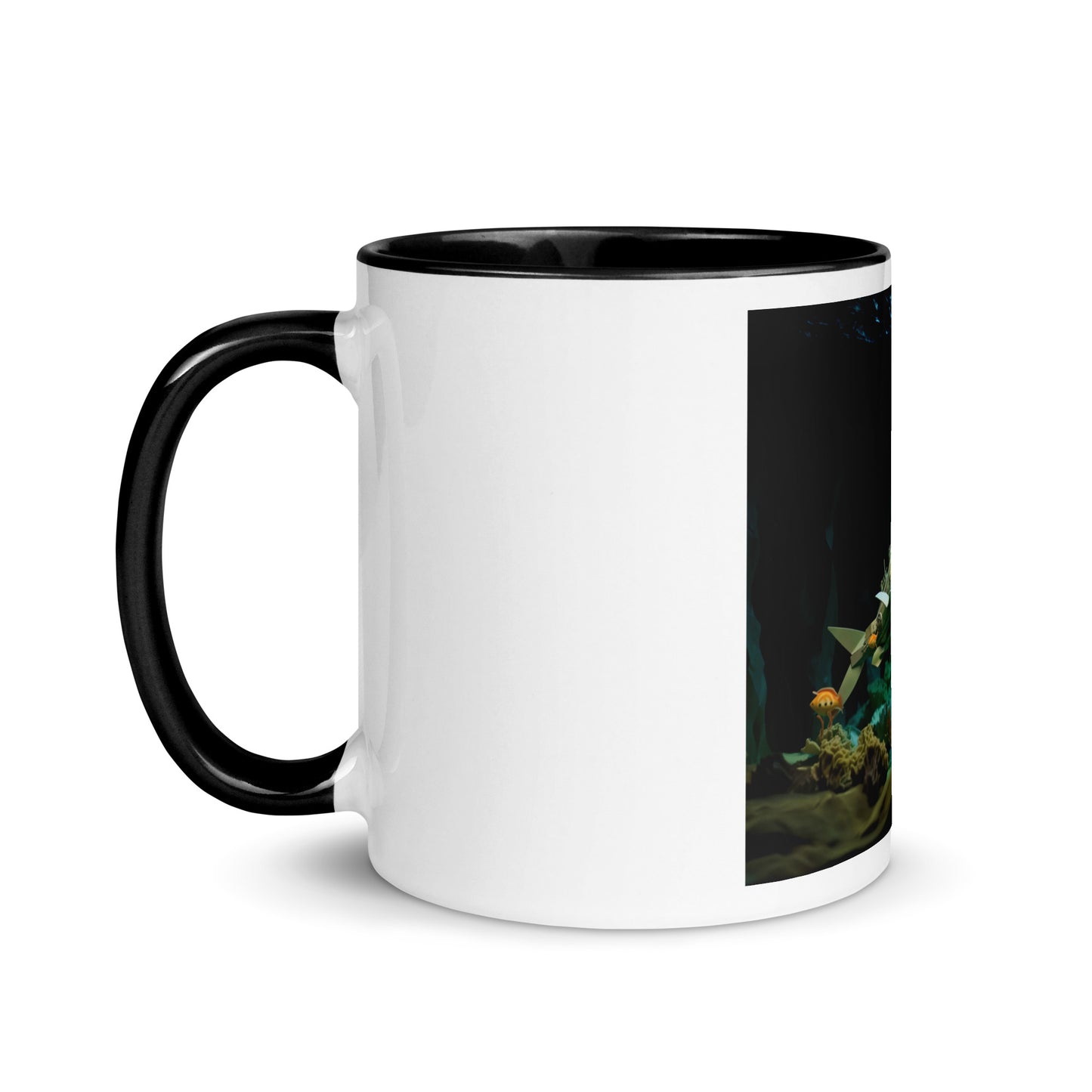 20,000 Leagues Under The Sea Series Print #8 - Mug with Color Inside