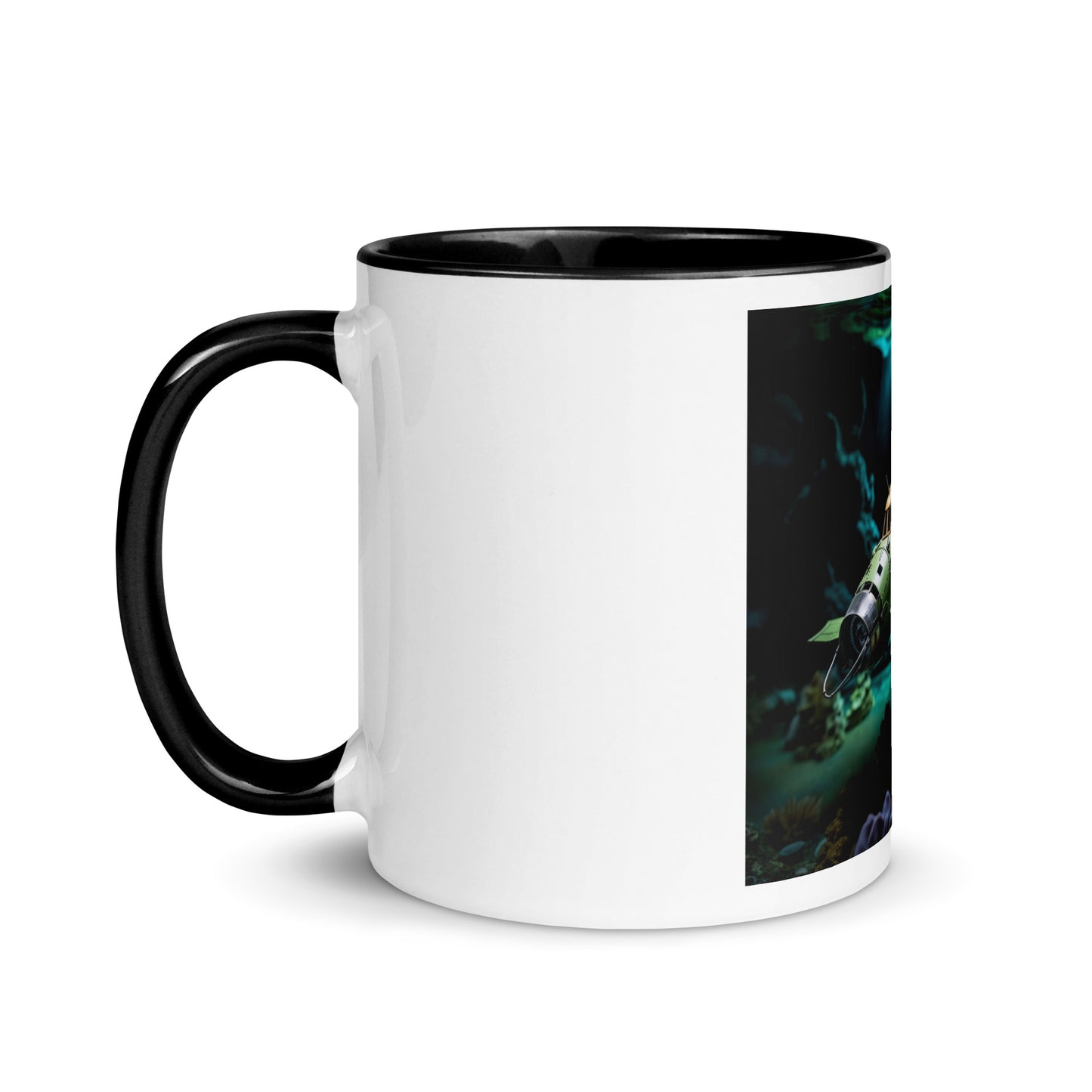 20,000 Leagues Under The Sea Series Print #10 - Mug with Color Inside