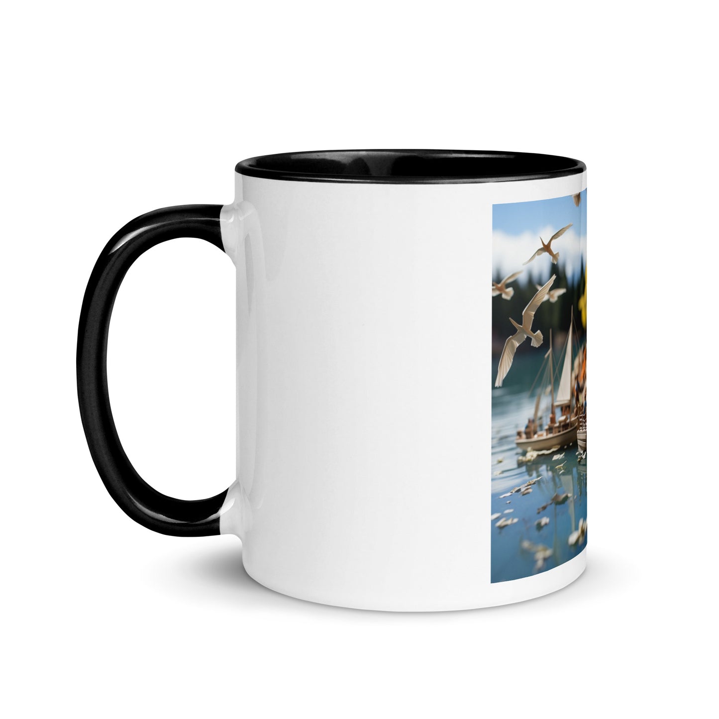 On The Docks By The Bay Series Print #8 - Mug with Color Inside