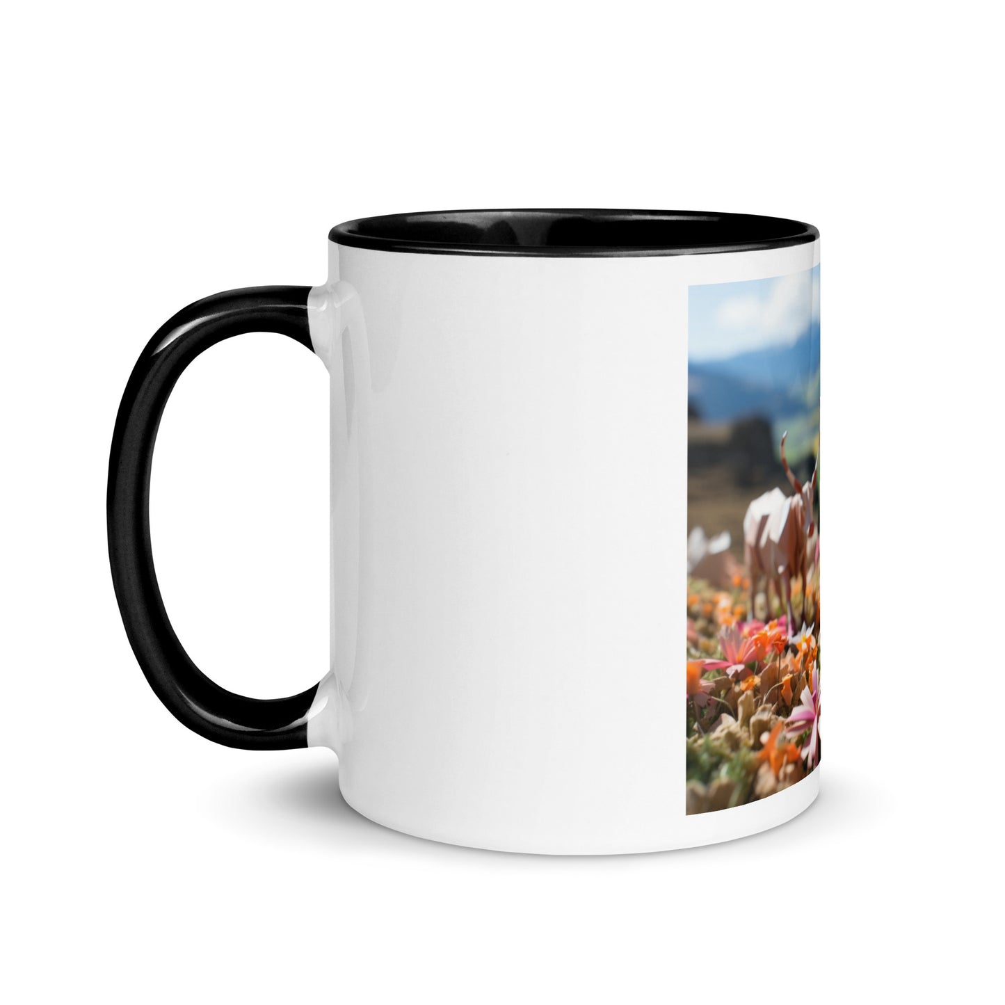 Meadow By The Farm Series Print #1 - Mug with Color Inside