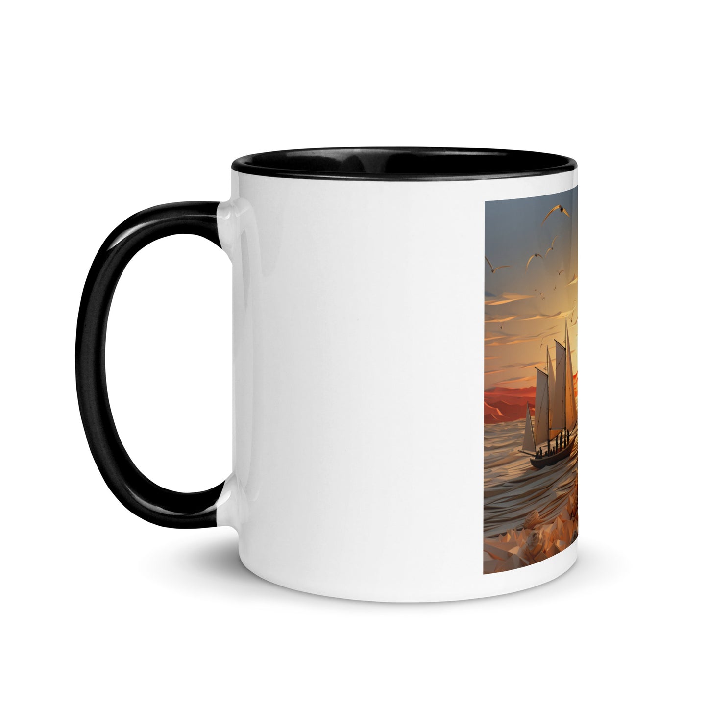 Into The Sunset Series Print #10 - Mug with Color Inside