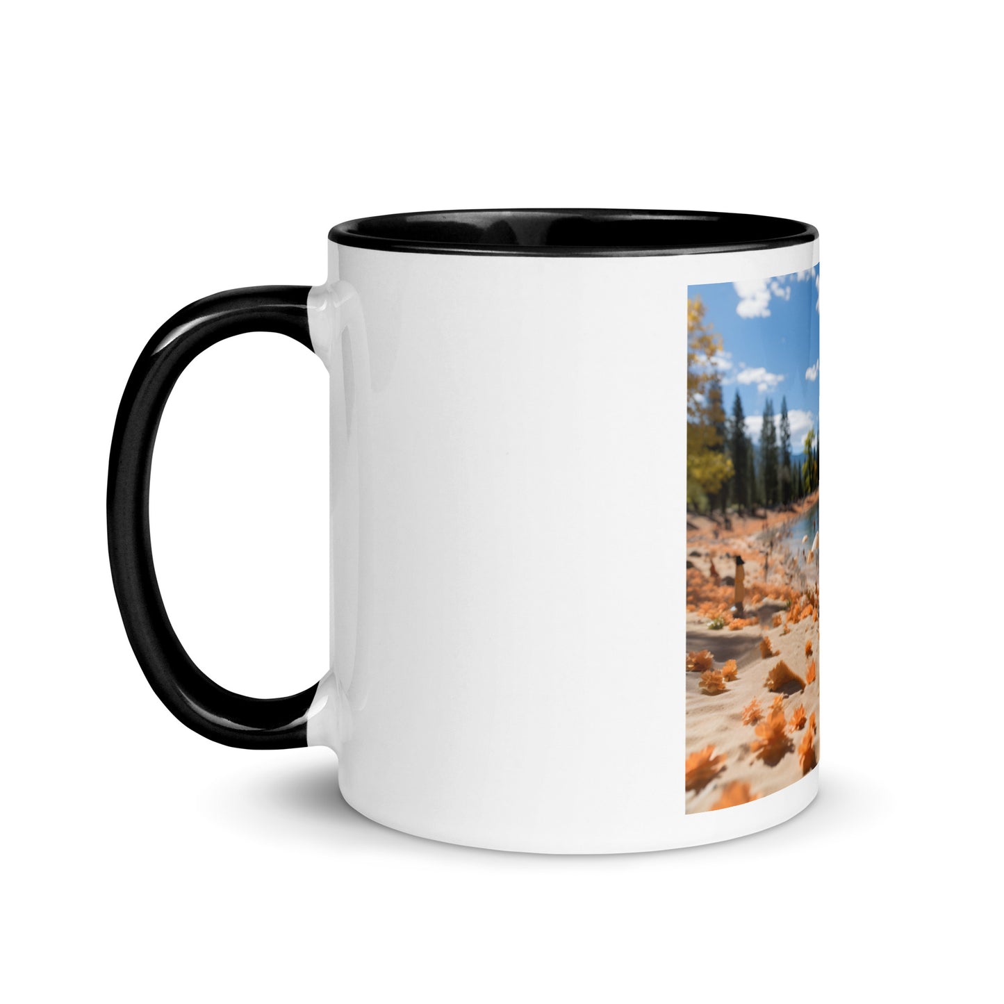 Atop The Mountain Lakeshore Series Print #8 - Mug with Color Inside