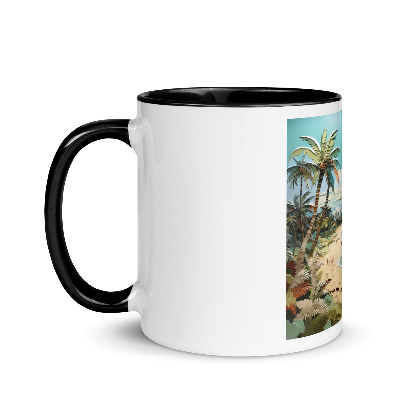 By The Seaside Series Print #2 - Mug with Color Inside