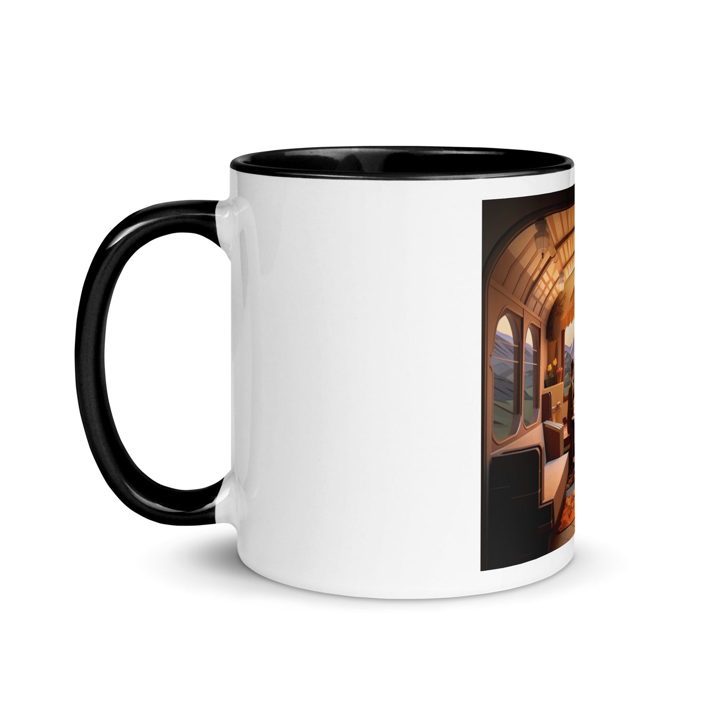 Orient Express Series Print #10 - Mug with Color Inside