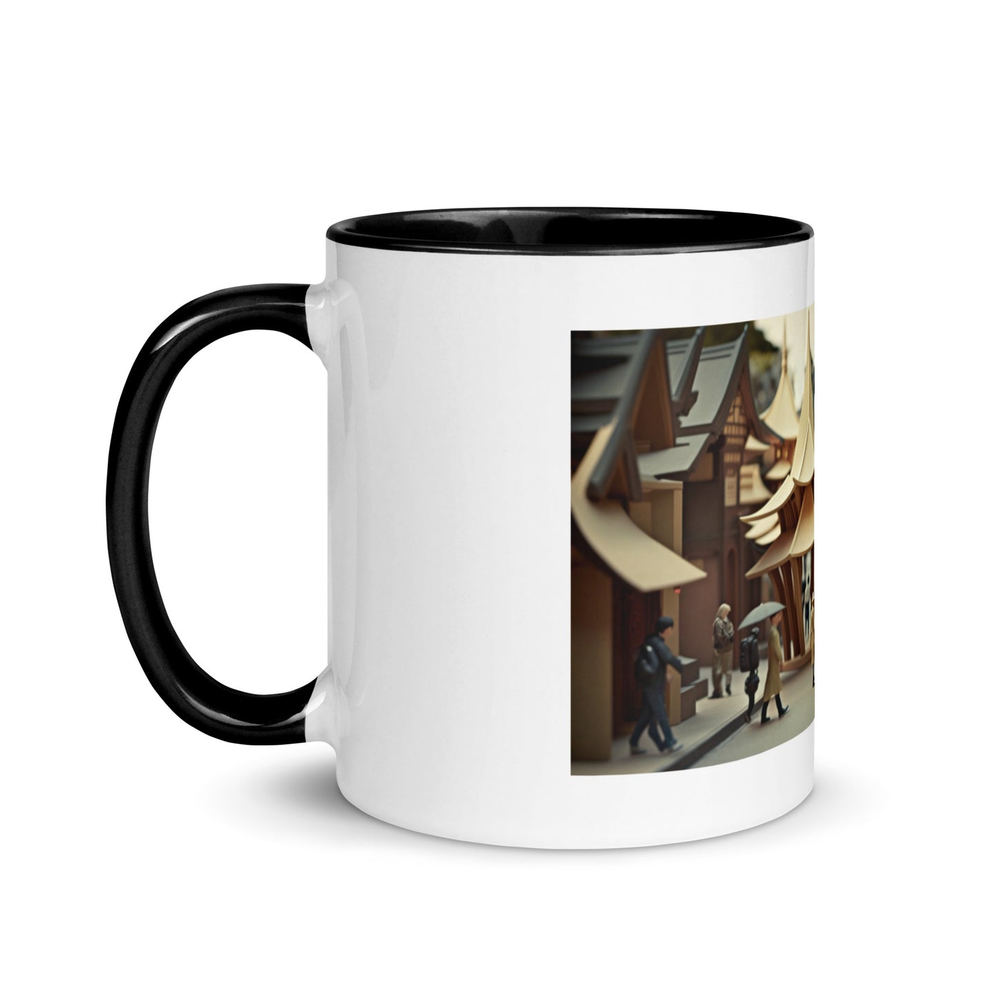 Via The Metropolis Series Print #4 - Mug with Color Inside