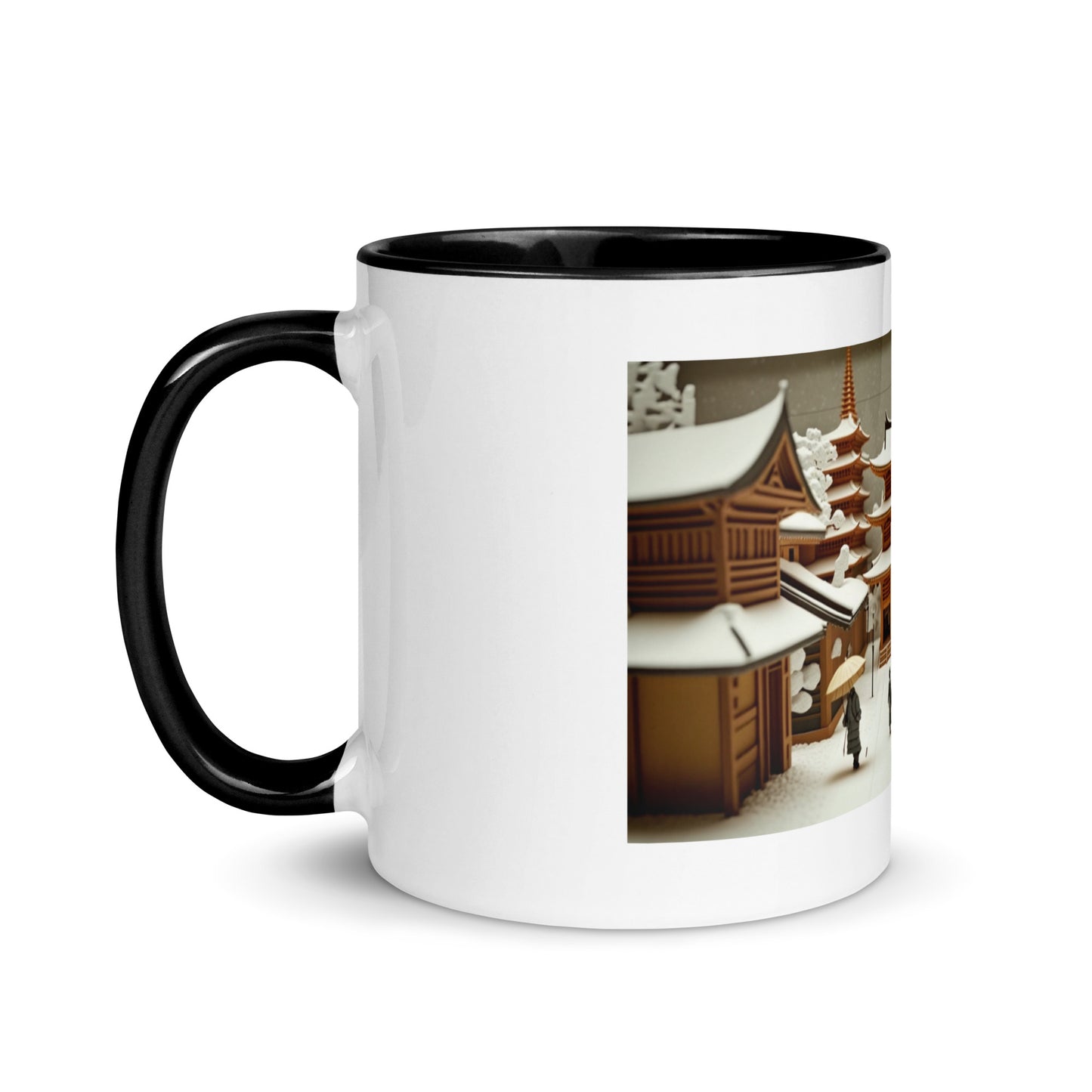 Asian Snow Series Print #10 - Mug with Color Inside