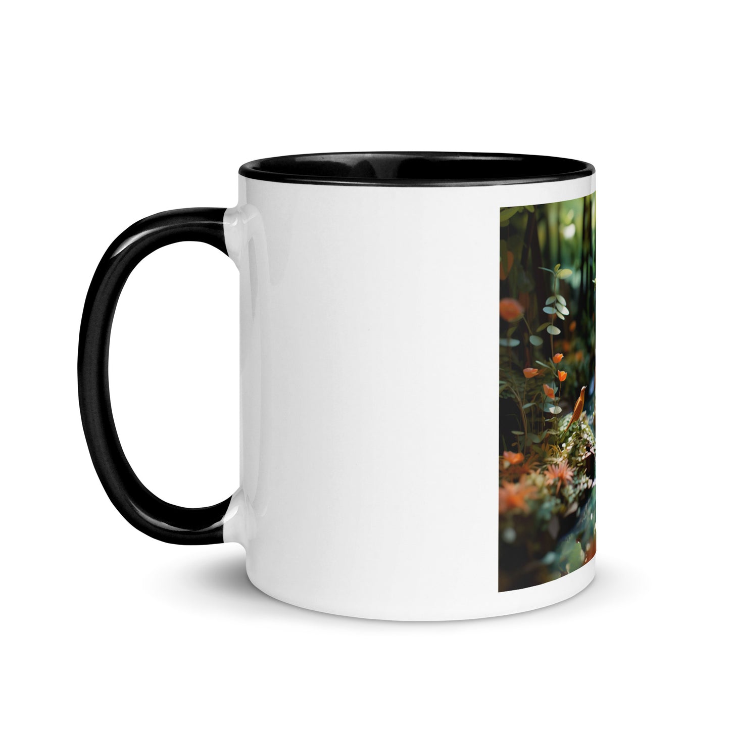 Relaxing By The Brook Series Print #6 - Mug with Color Inside