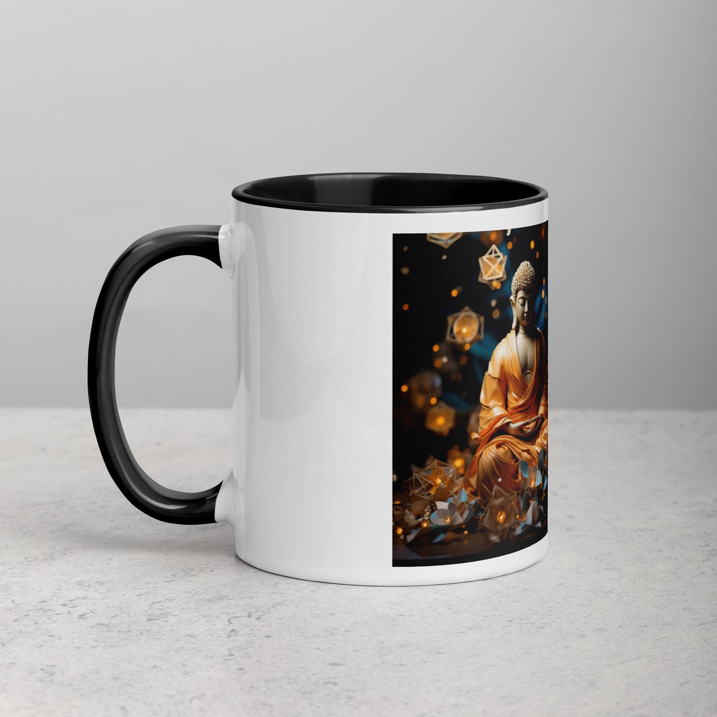 Ascending Buddha Series Print #8 - Mug with Color Inside