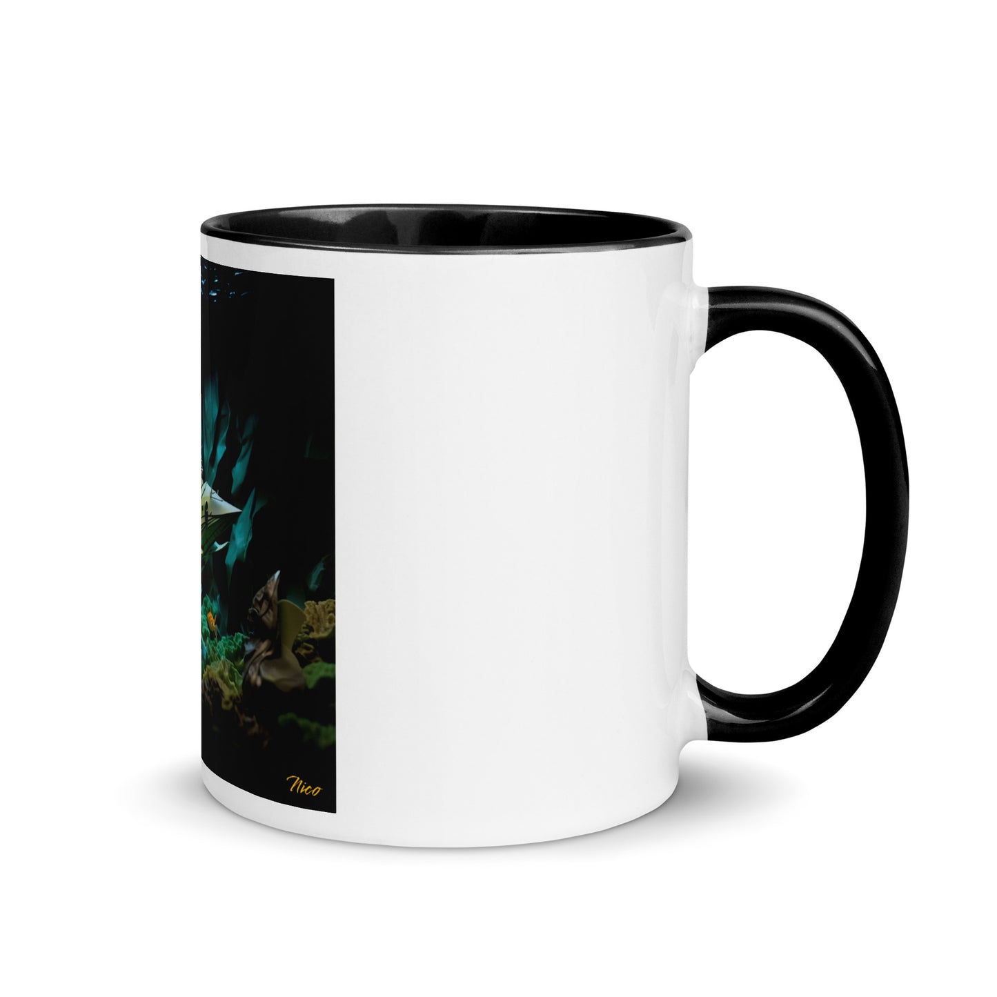 20,000 Leagues Under The Sea Series Print #8 - Mug with Color Inside