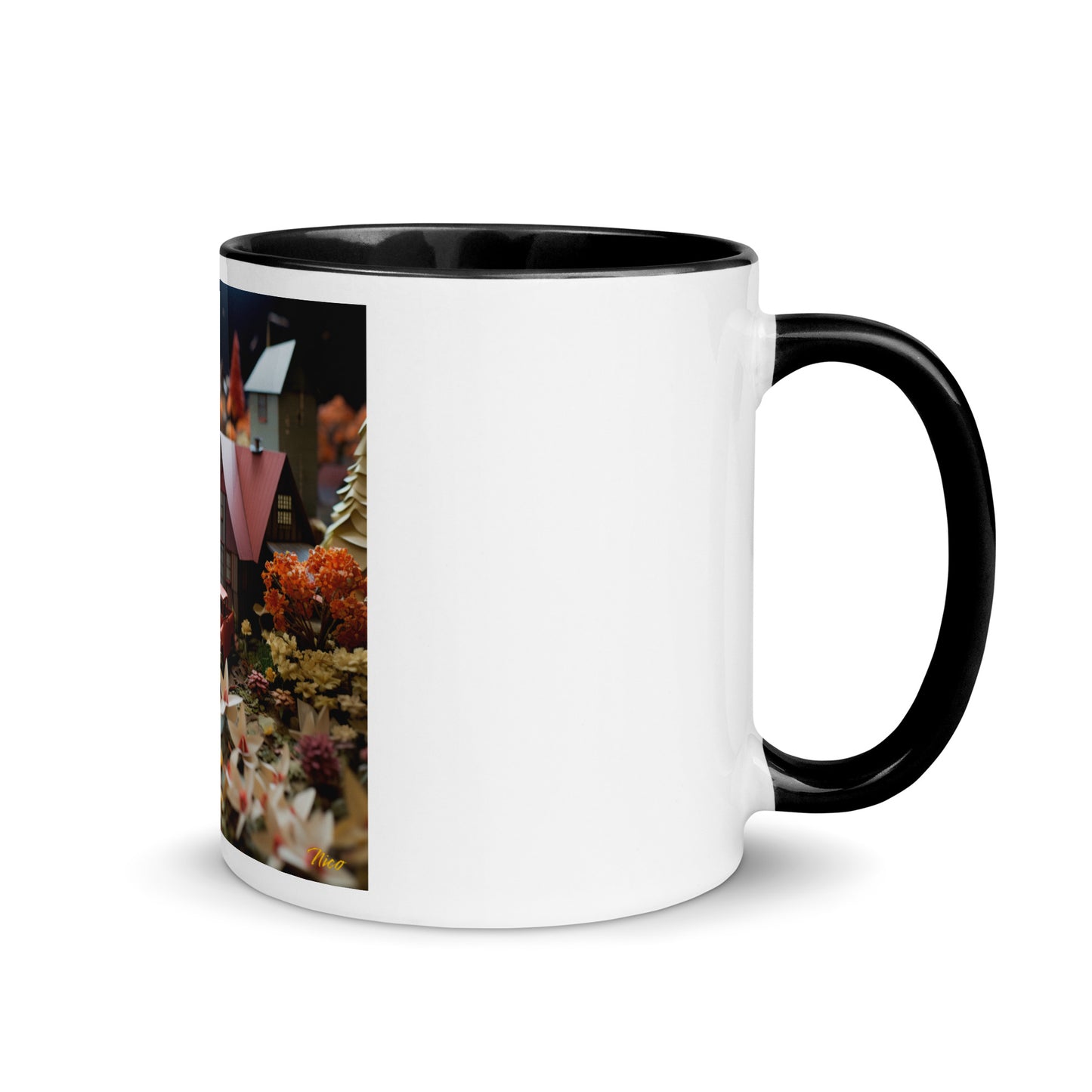 Meadow By The Farm Series Print #2 - Mug with Color Inside