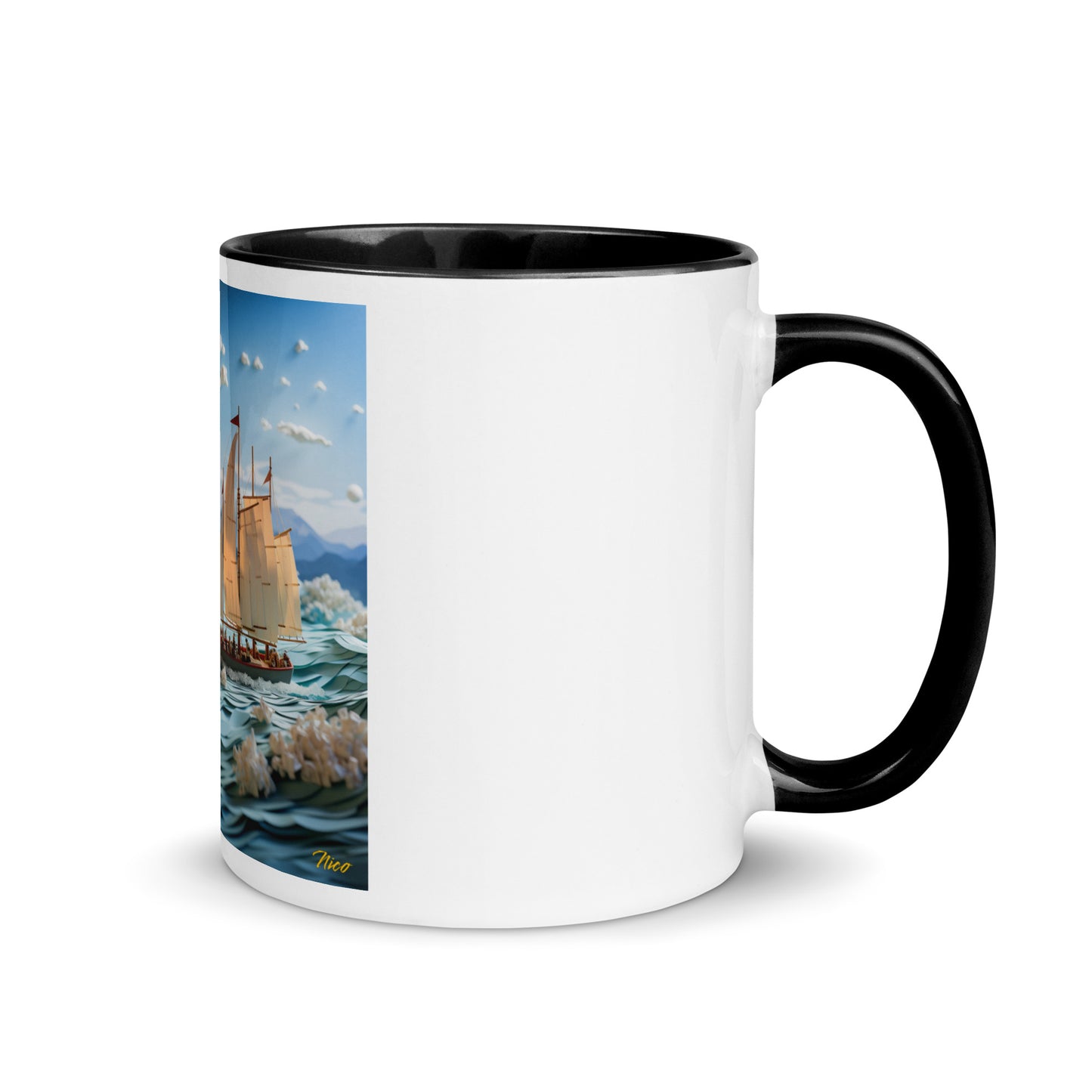 Into The Sunset Series Print #2 - Mug with Color Inside