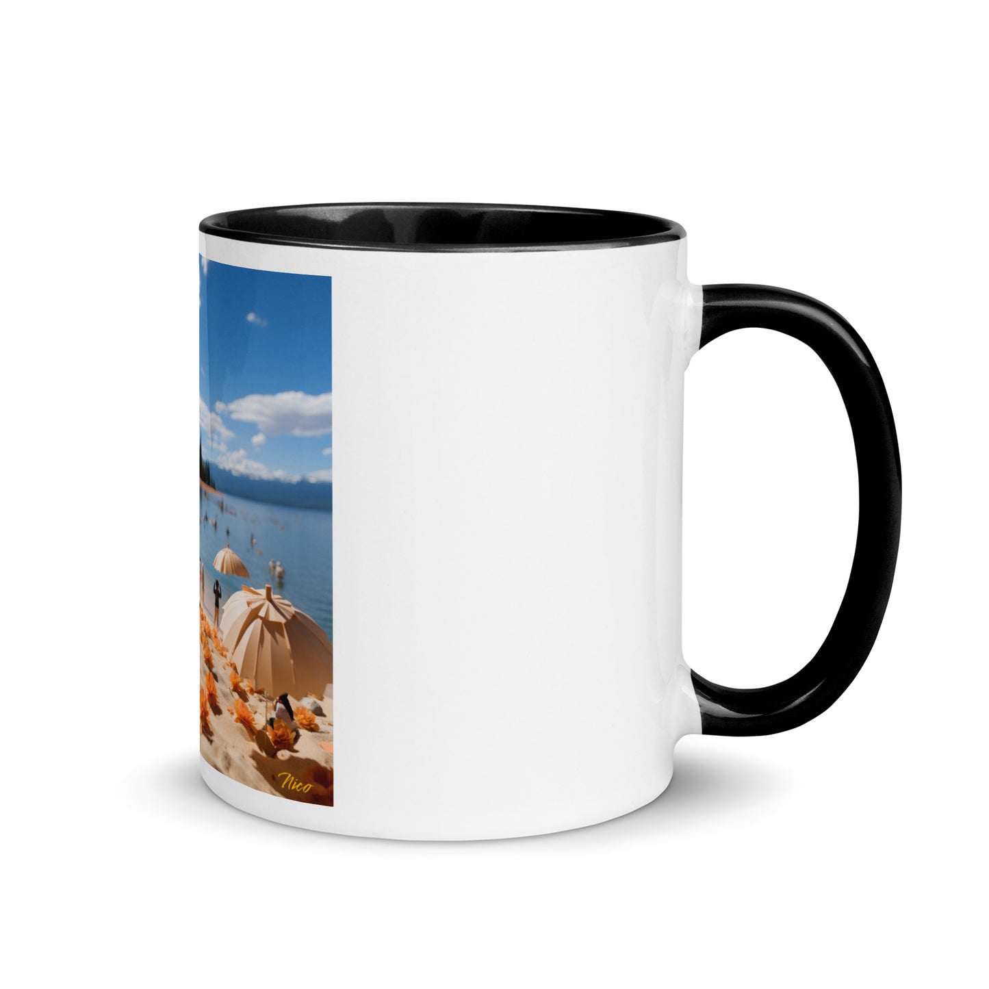 Atop The Mountain Lakeshore Series Print #8 - Mug with Color Inside