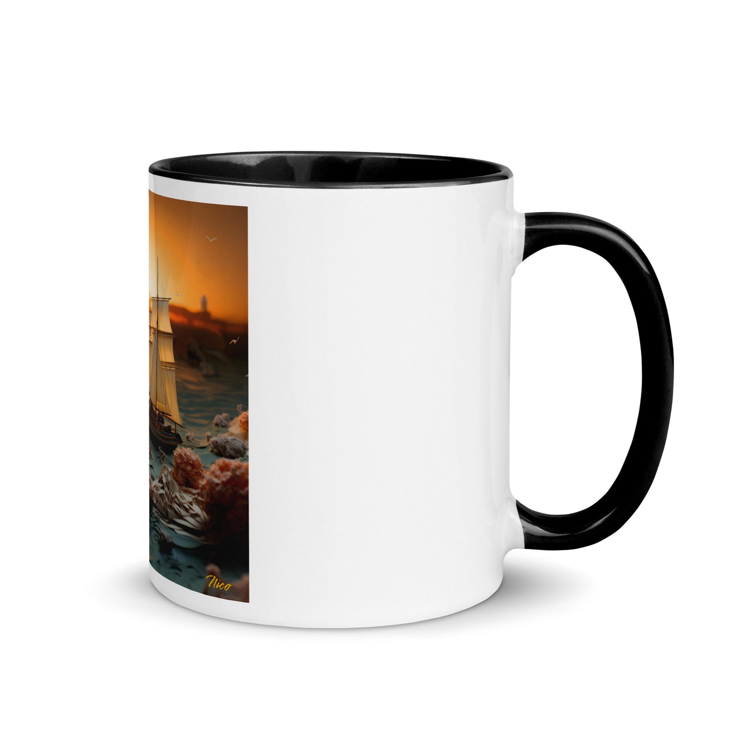 Into The Sunset Series Print #3 - Mug with Color Inside