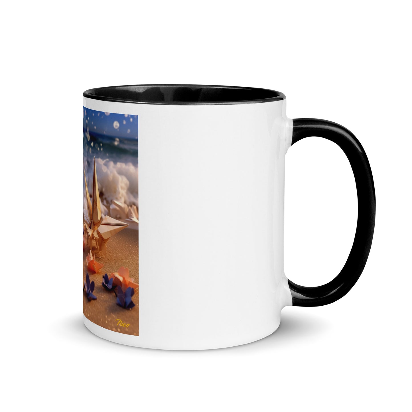 By The Seaside Series Print #10 - Mug with Color Inside