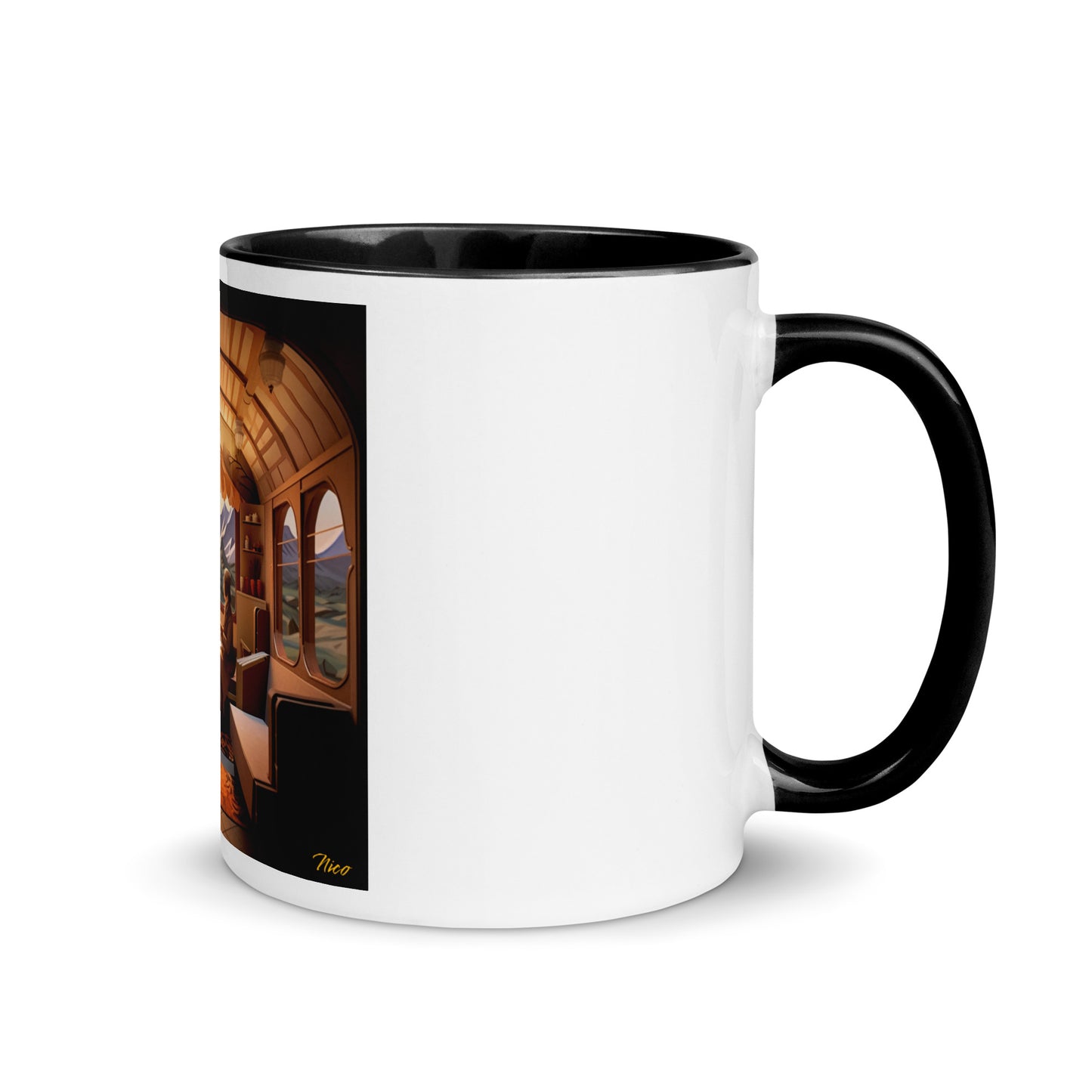 Orient Express Series Print #10 - Mug with Color Inside