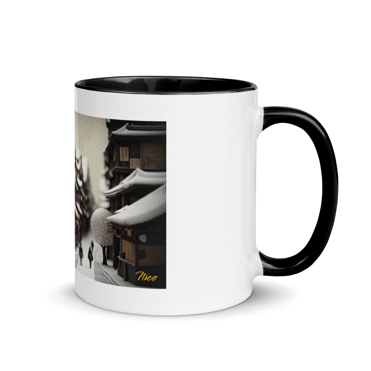 Asian Snow Series Print #7 - Mug with Color Inside