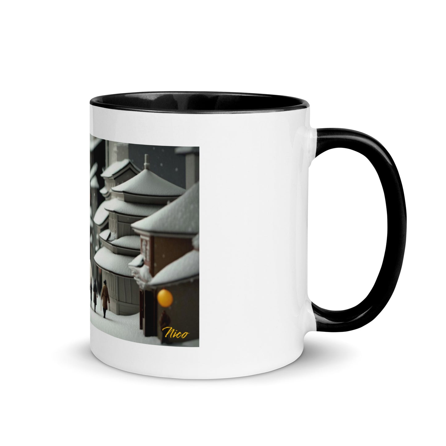 Asian Snow Series Print #3 - Mug with Color Inside