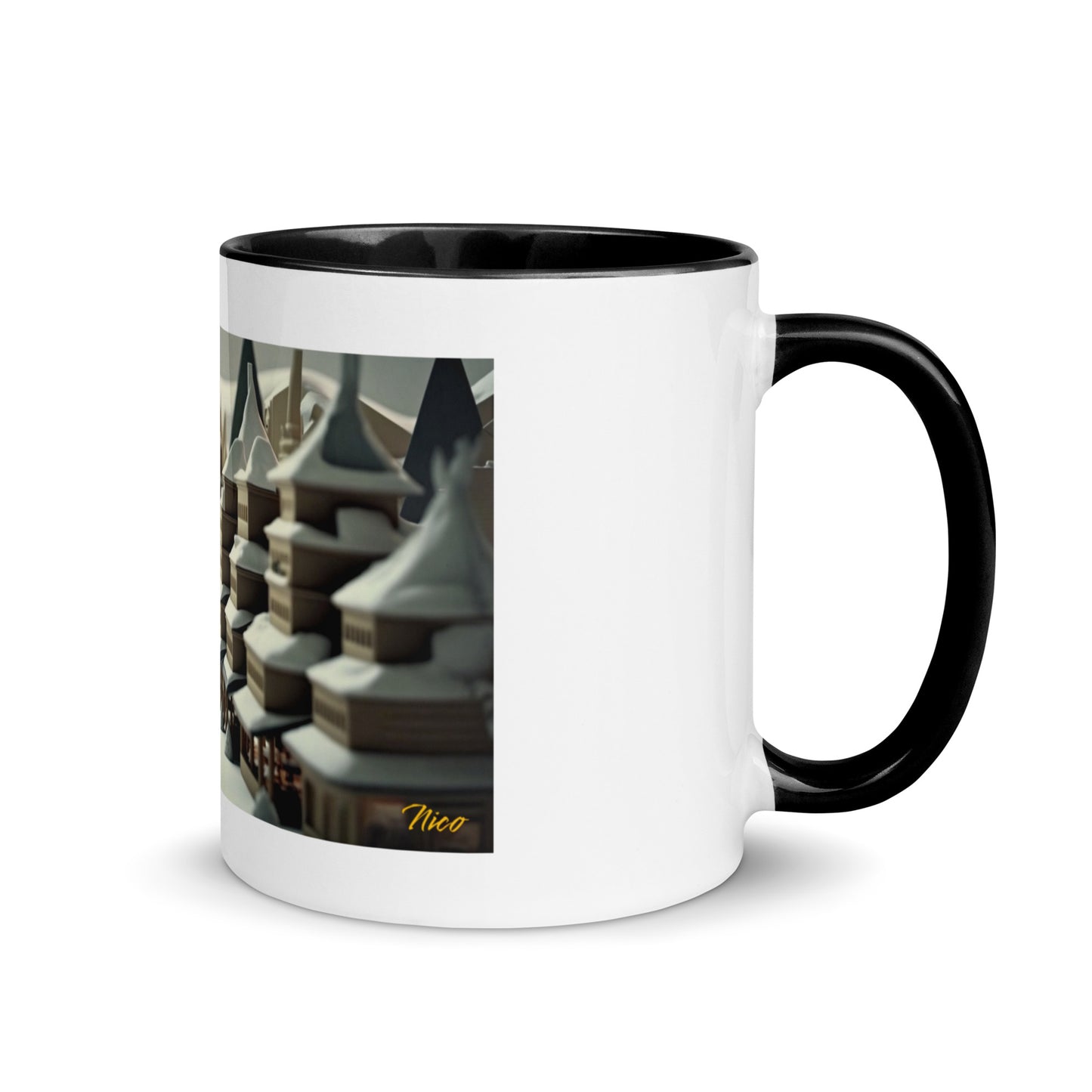 Asian Snow Series Print #1 - Mug with Color Inside