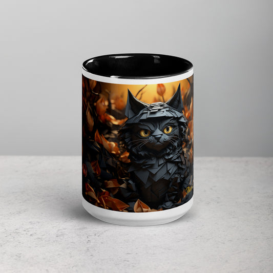 Halloween 2024 Series Print #2 "The Kitty of Evil!"- Mug with Color Inside