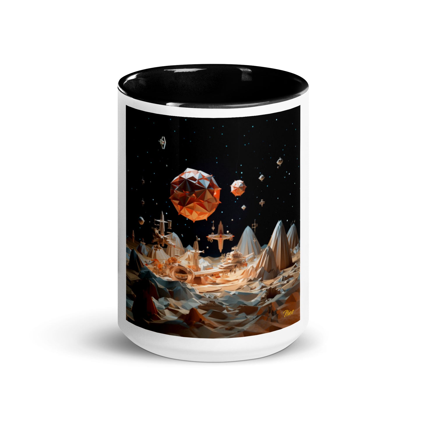 Elons' Dream Series Print #7 Mug with Color Inside