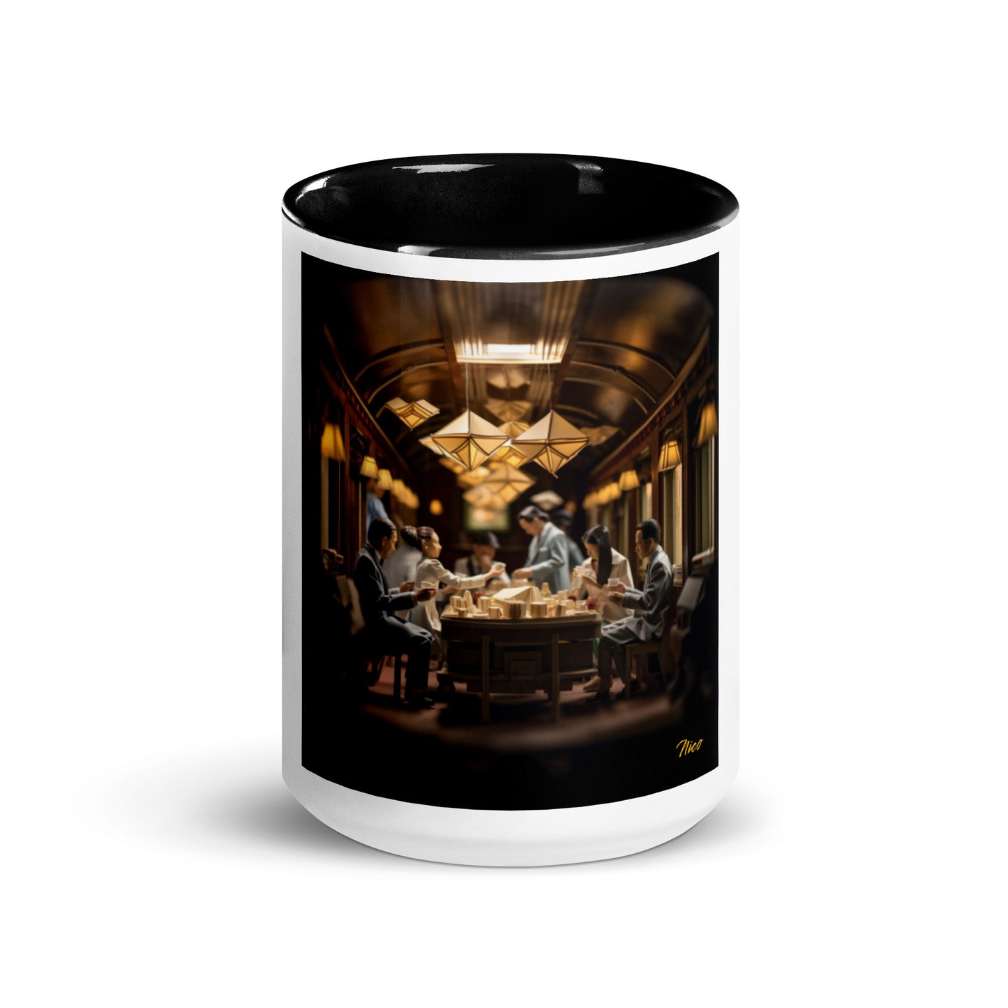 Orient Express Series Print #6 Mug with Color Inside