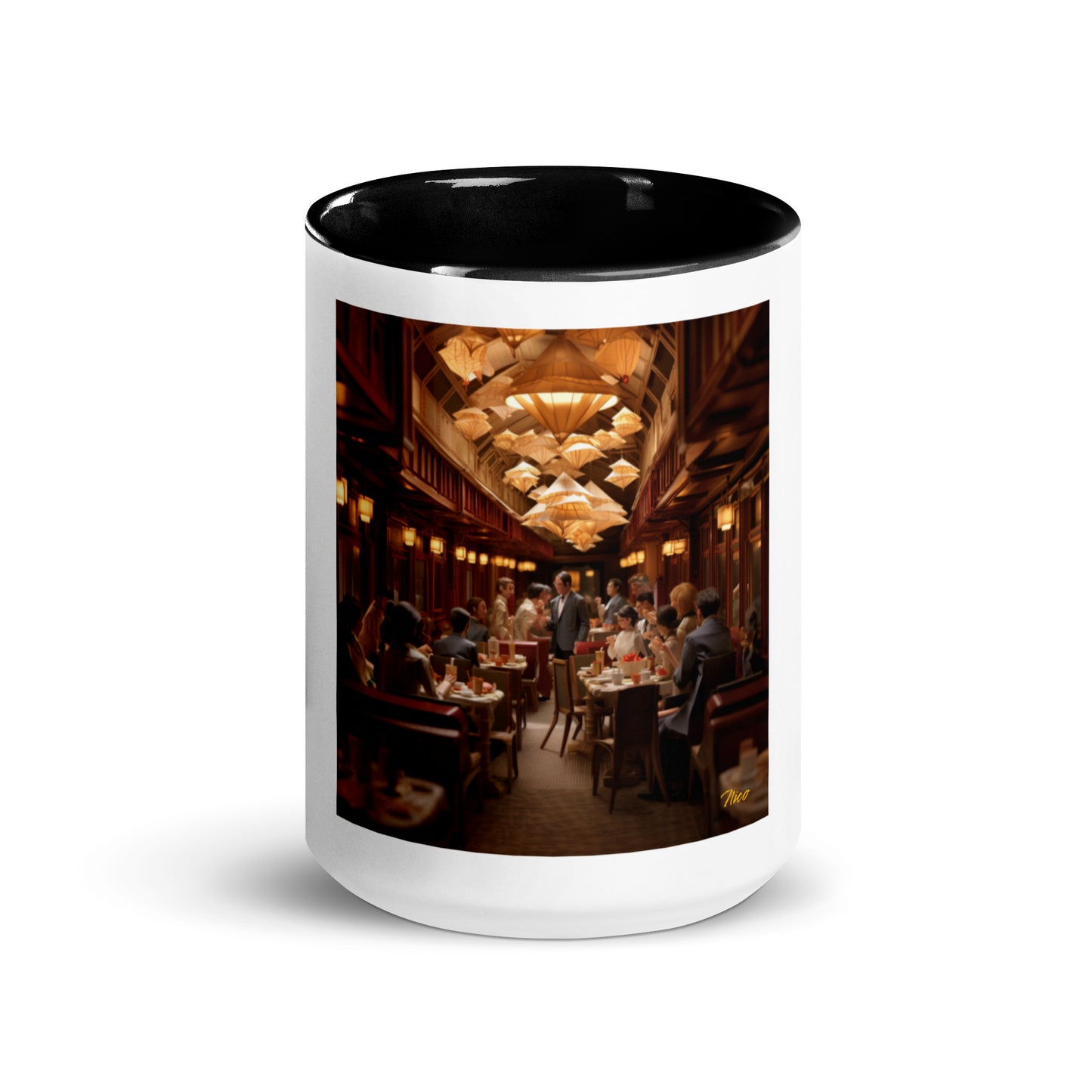 Orient Express Series Print #8 Mug with Color Inside