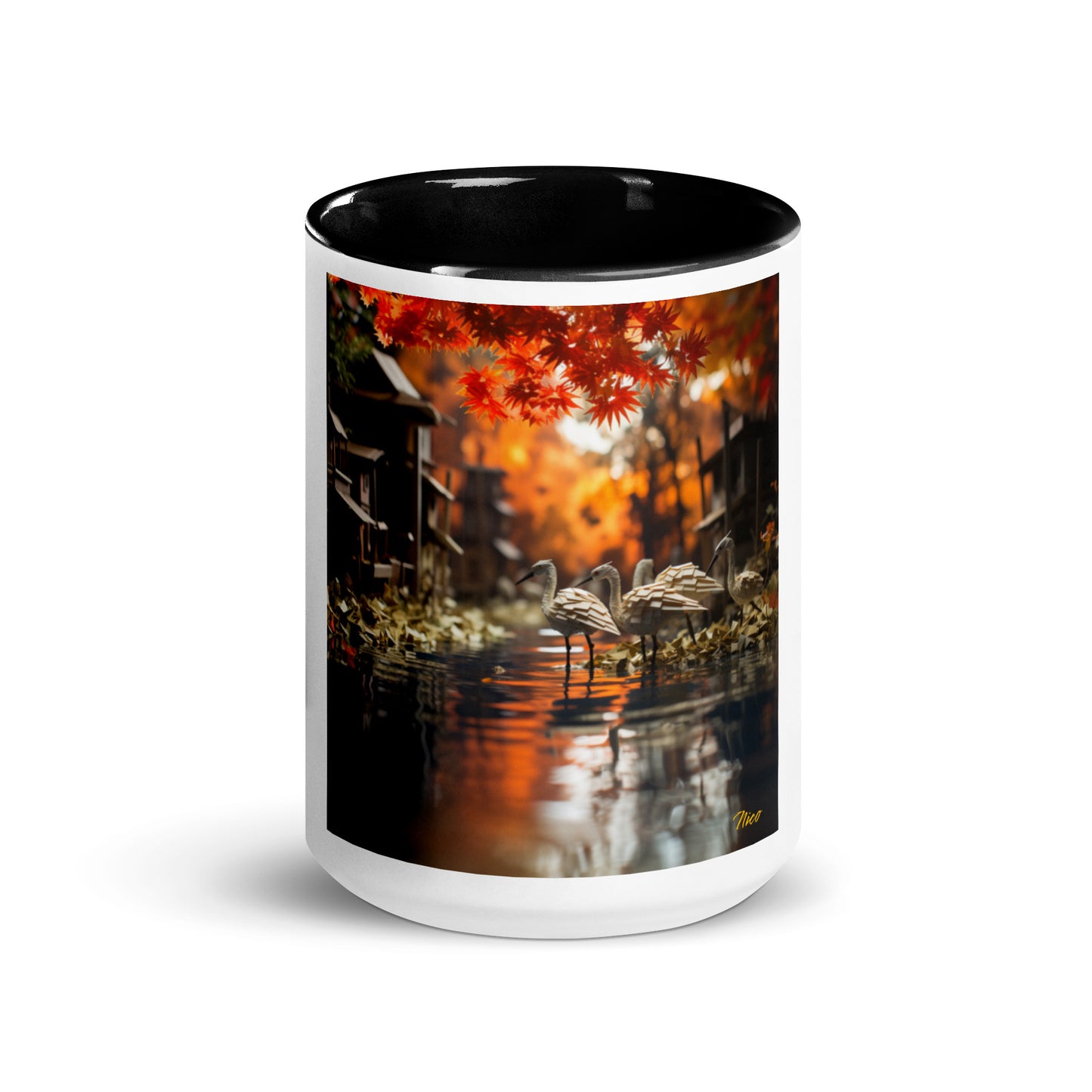 Born On A Bayou Print #8 Mug with Color Inside